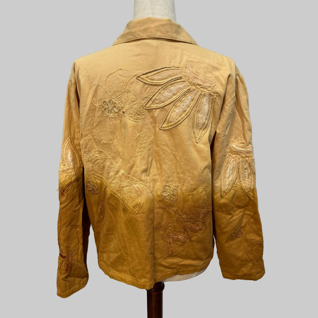 West End | Floral Embroidered Ombre Jacket