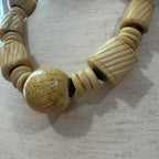 Bohemian Wooden Bead Chunky Style Bib Necklace