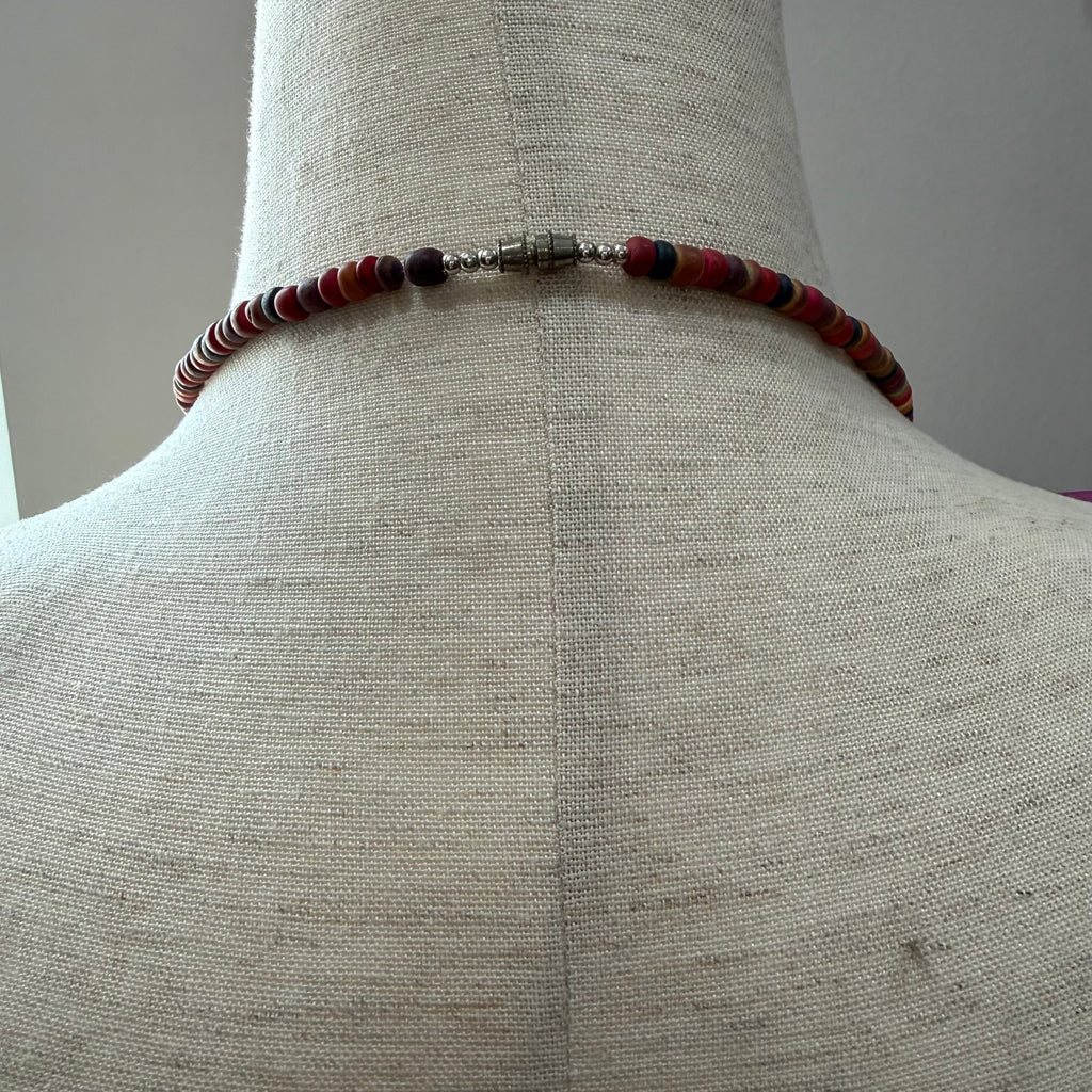 Multicolored Samoan Style Ula Nifo Necklace