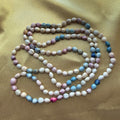 Dyed Seed Pod Necklace