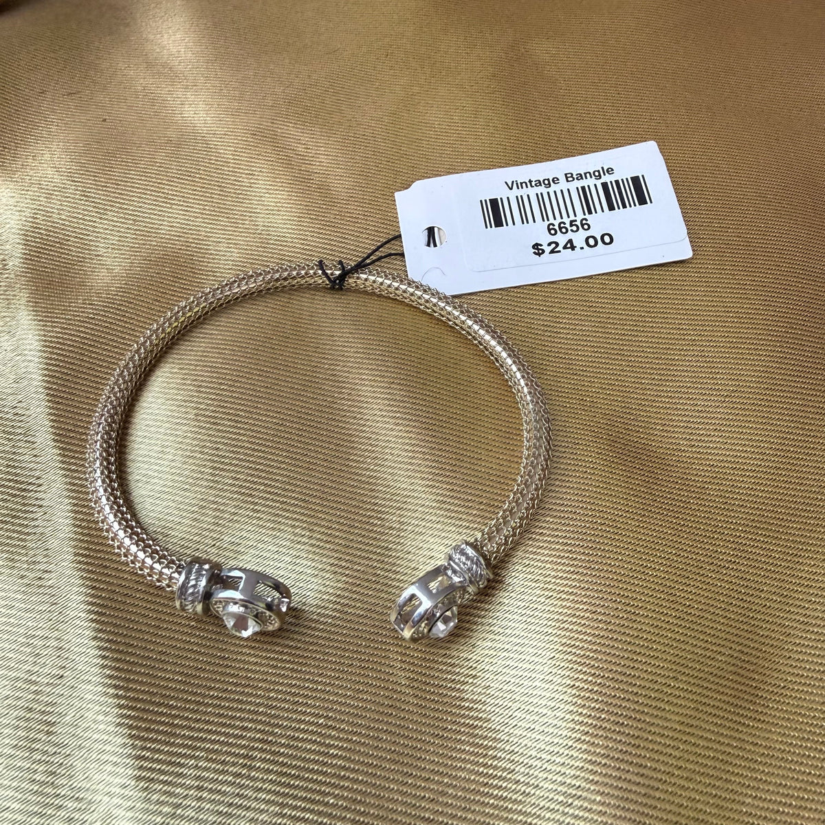 Traci Lynn | Woven Mesh Cuff Bracelet