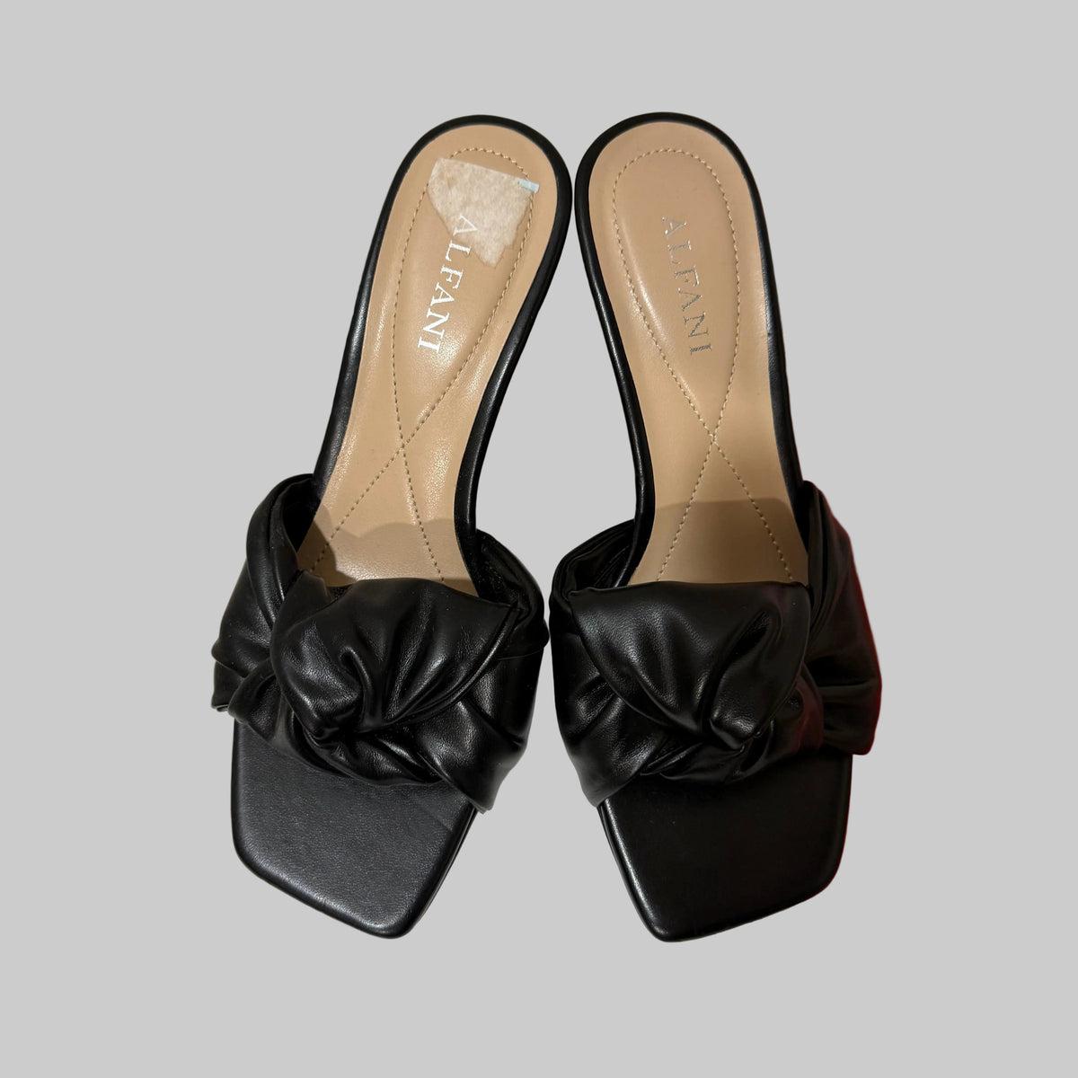 Alfani | Black Niah Knotted Slide