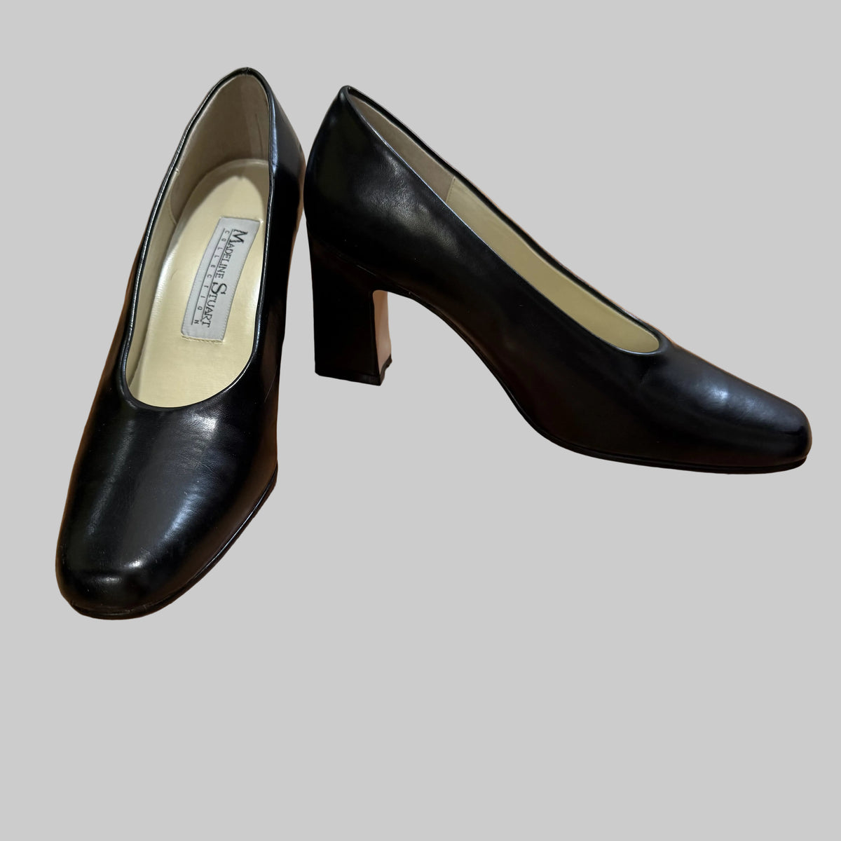 Madeline Stuart Collection | Vintage Black Block Heels