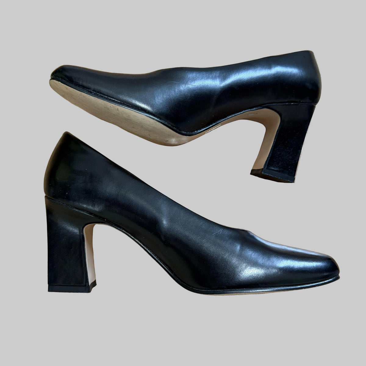 Madeline Stuart Collection | Vintage Black Block Heels