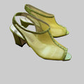 S.T.E.F.A.N.I | Reno Green Mesh Slingback Sandals