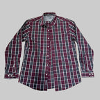 Eddie Bauer | Wrinkle Free Classic Fit Red & Black Plaid Shirt