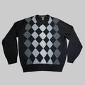 Dockers | Black & Gray Argyle Sweater