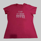 Red Flight Attendant T-Shirt