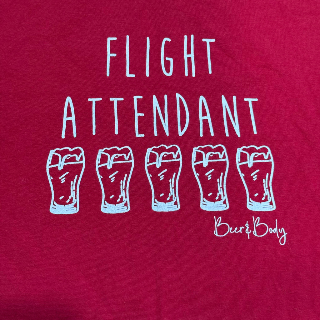 Red Flight Attendant T-Shirt