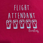 Red Flight Attendant T-Shirt