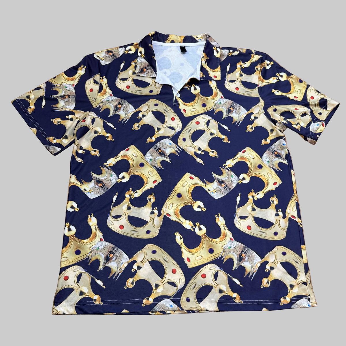 Crown Print Polo