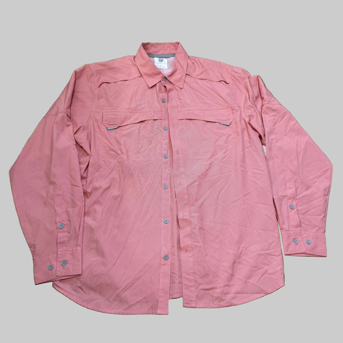 Nepallo | Red Lightweight Outdoor Long Sleeve Button Down