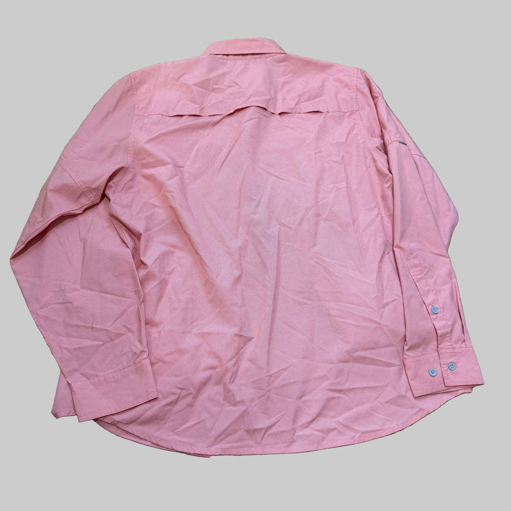 Nepallo | Red Lightweight Outdoor Long Sleeve Button Down