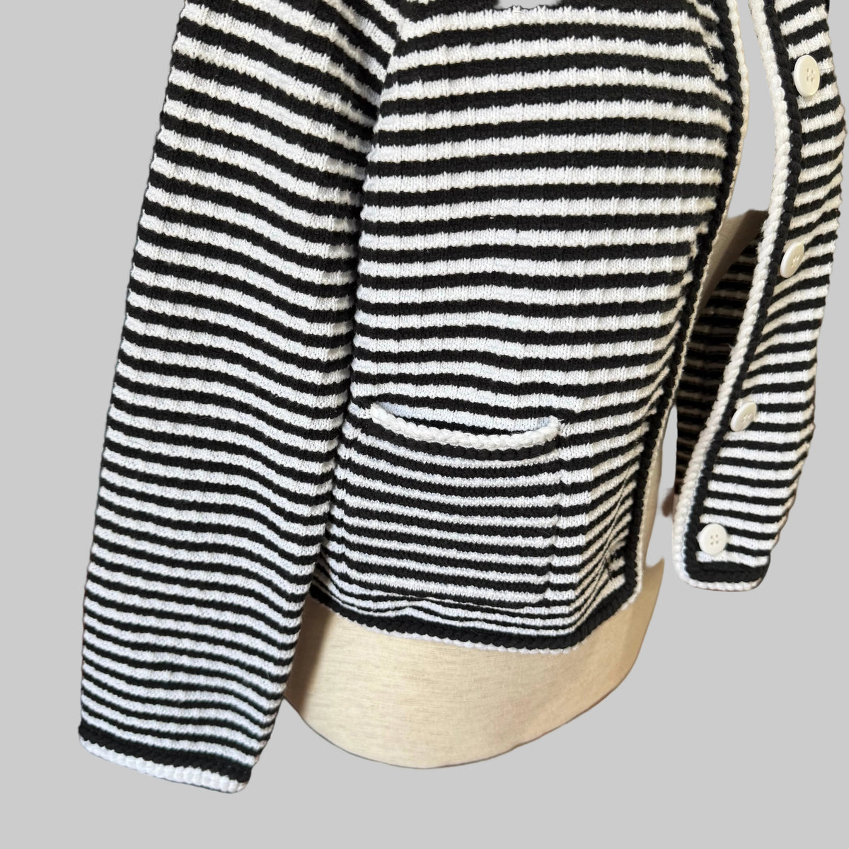 Free Assembly | Black & White Striped Sweater
