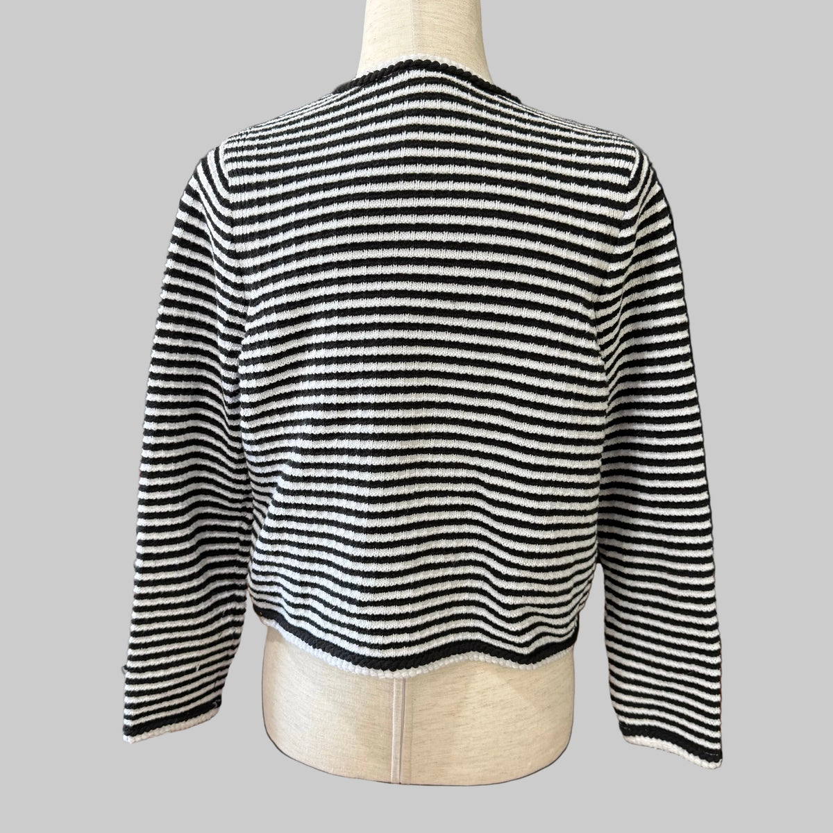 Free Assembly | Black & White Striped Sweater