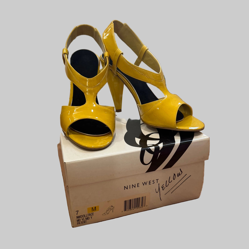 Nine West | Dollface Yellow Heels
