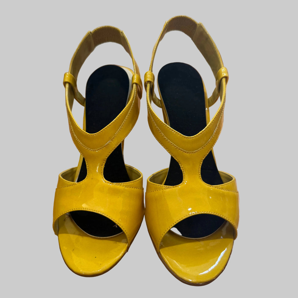 Nine West | Dollface Yellow Heels