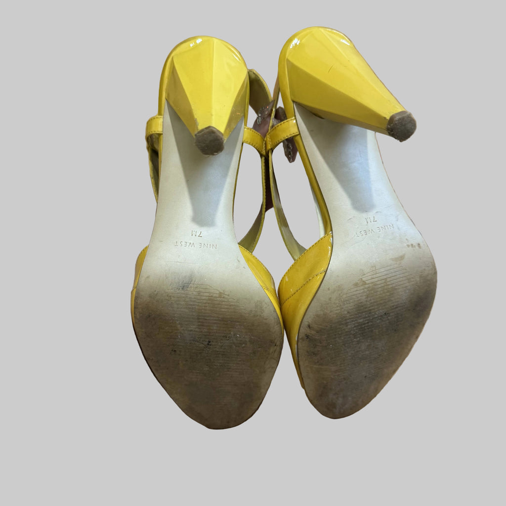 Nine West | Dollface Yellow Heels