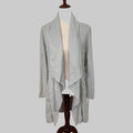MAX | Open Front Light Gray Trench Coat