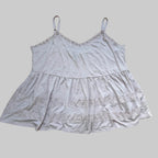 Torrid | Dusty Pink Lace Trimmed Top