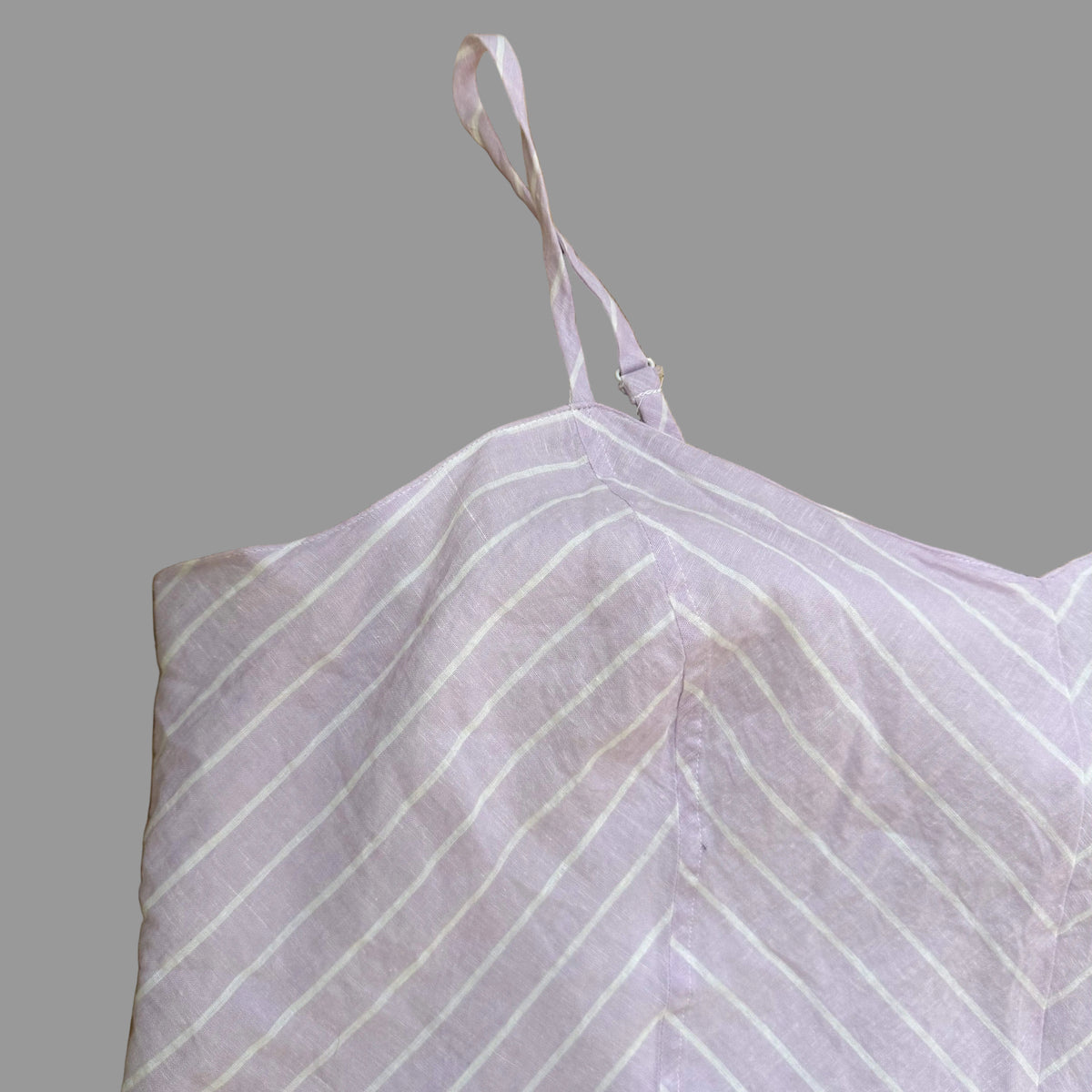 Lane Bryant | Lilac Striped Crop Top