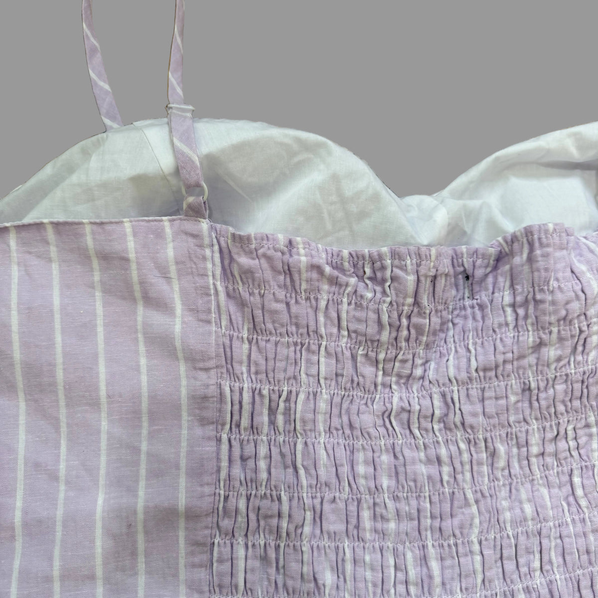 Lane Bryant | Lilac Striped Crop Top