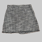 Max Studio | Black & White Knit Mini Skirt