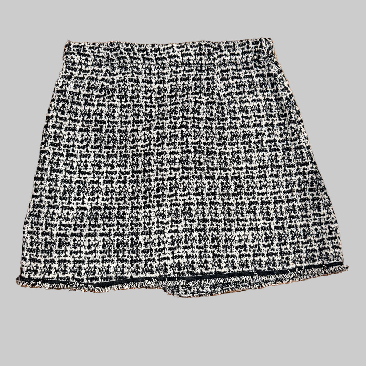 Max Studio | Black & White Knit Mini Skirt