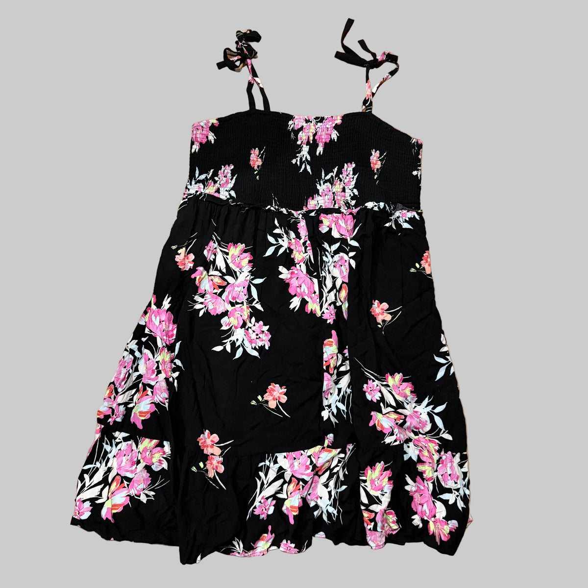 Torrid | Black Floral Print Aline Dress