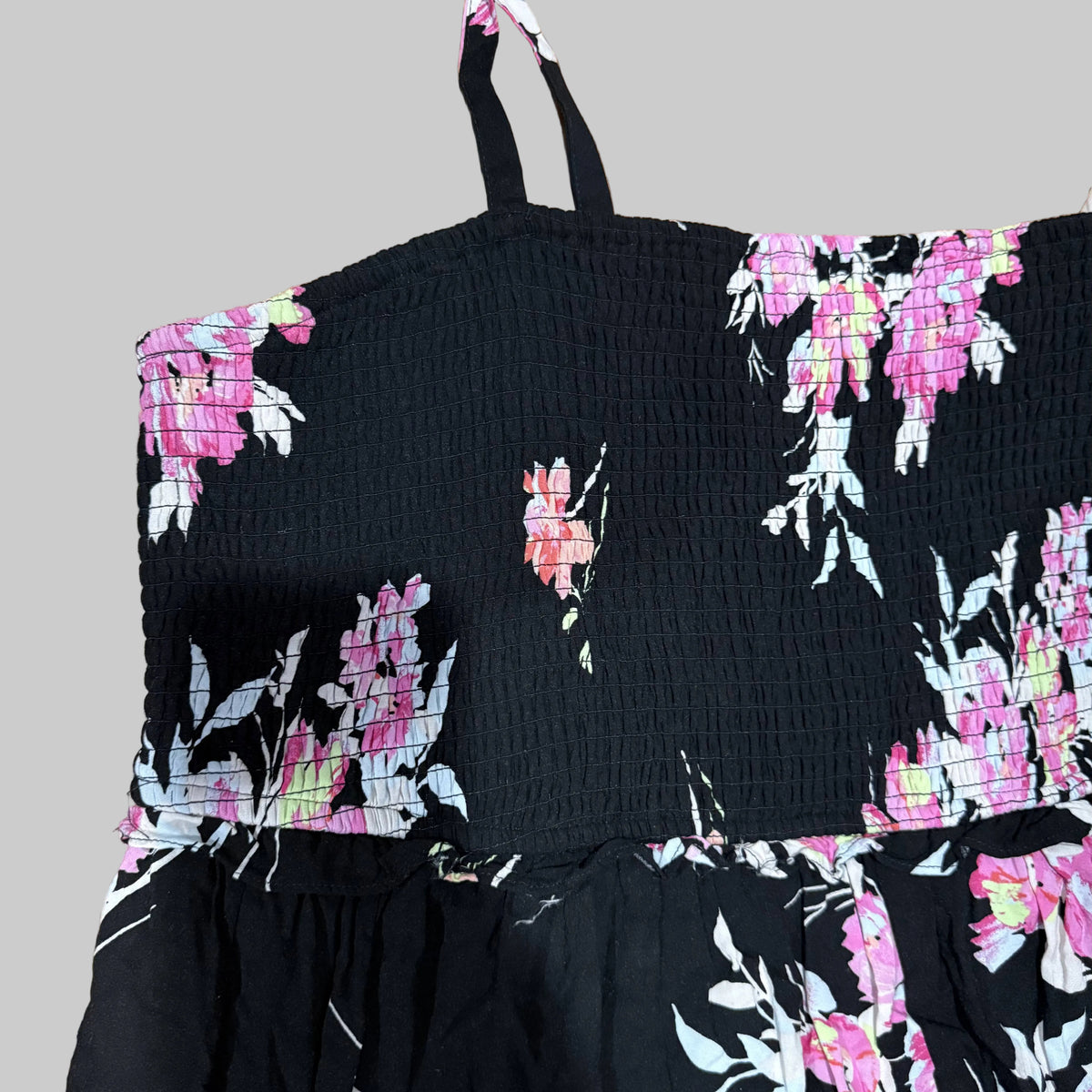 Torrid | Black Floral Print Aline Dress