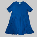Hey Peach | Blue V Neck Dress With POCKETS