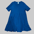 Hey Peach | Blue V Neck Dress With POCKETS