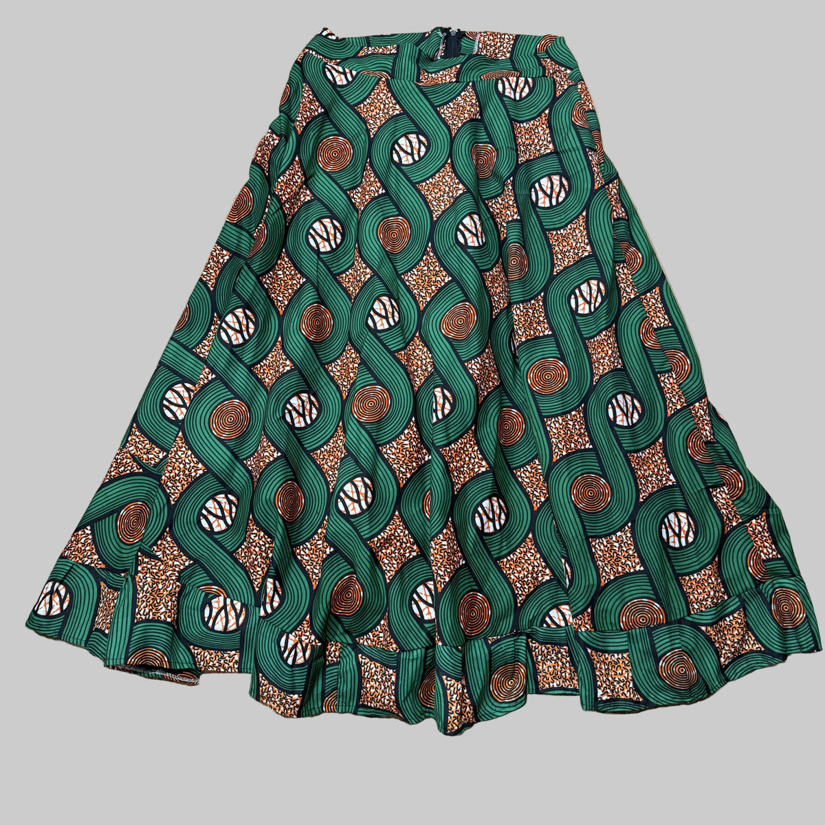 Handmade 2 Piece Skirt Set in Bold African Print