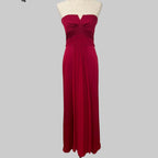 Max and Cleo | Red Strapless Dress