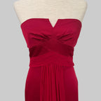 Max and Cleo | Red Strapless Dress