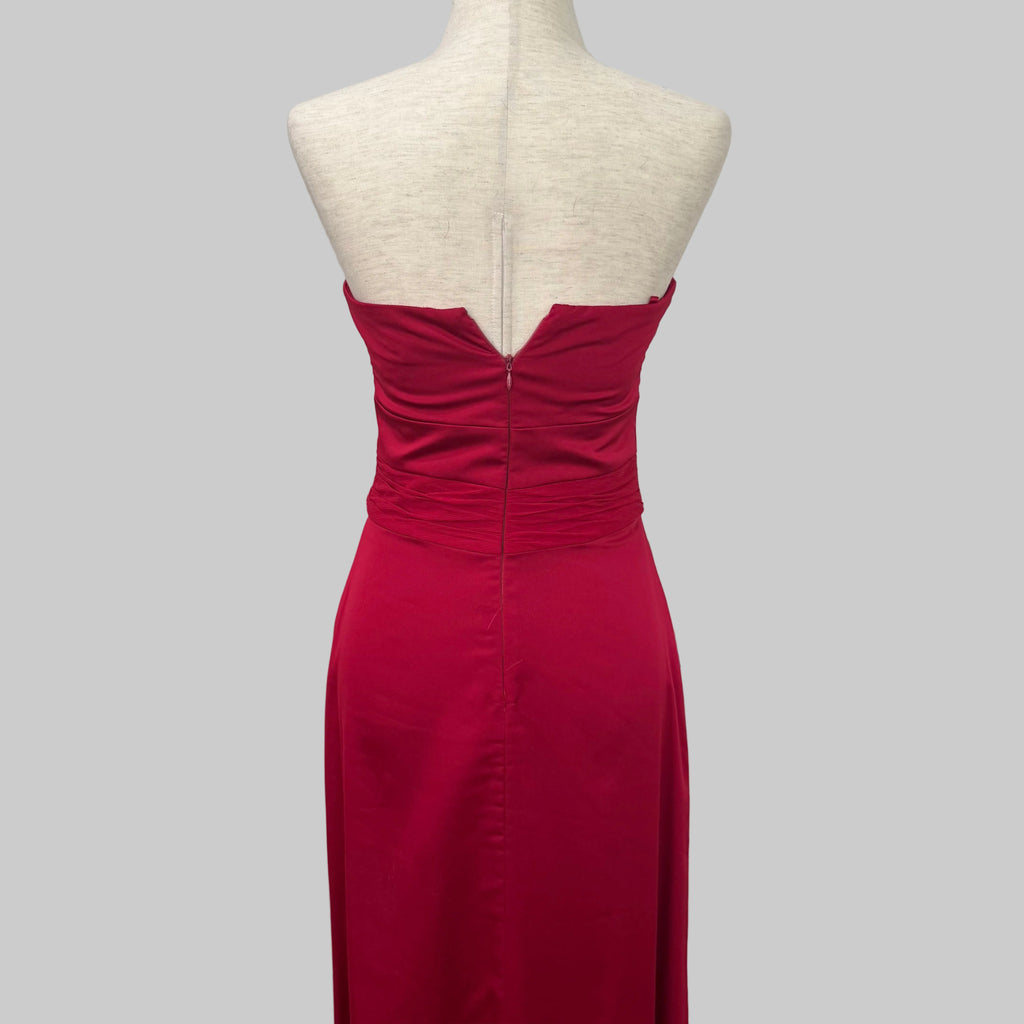 Max and Cleo | Red Strapless Dress