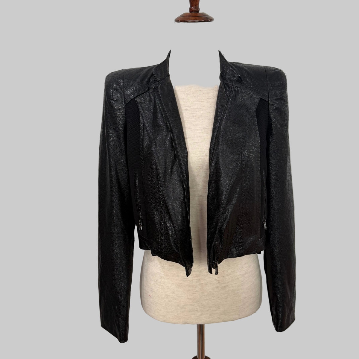 Forever 21 | Black Faux Leather Moto Jacket