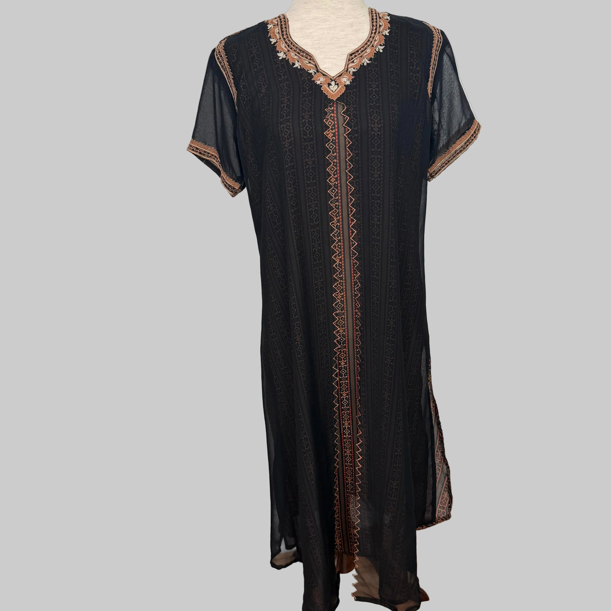Handmade Sheer Kurta Style Dress