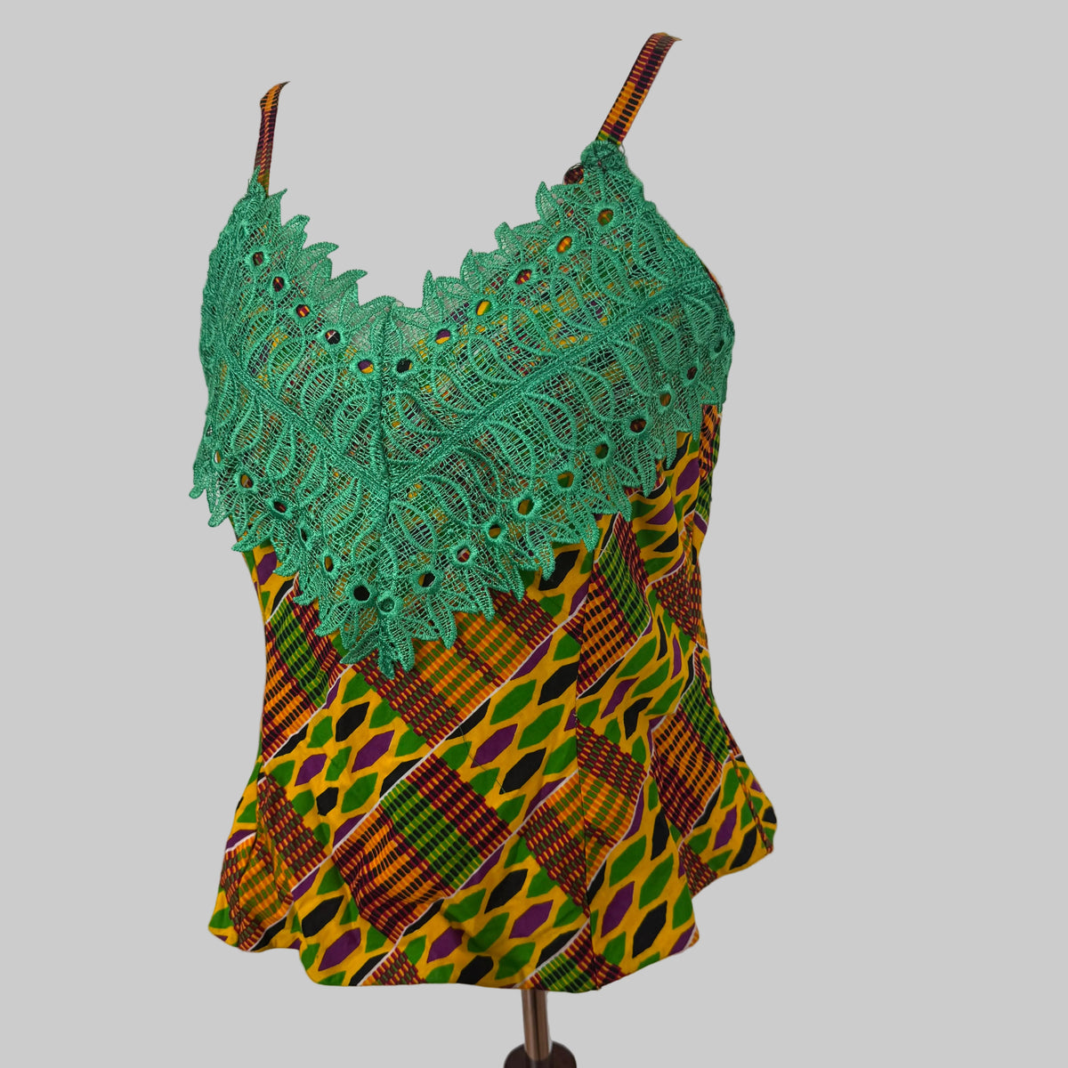 Handmade African Print Inspired Top
