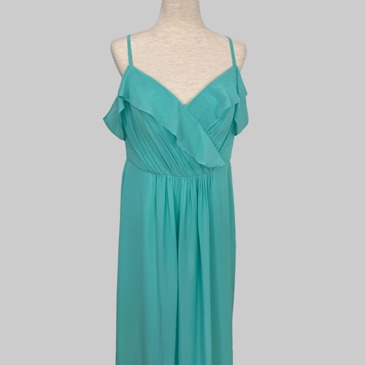AW Bridal | Teal Maxi Length Dress