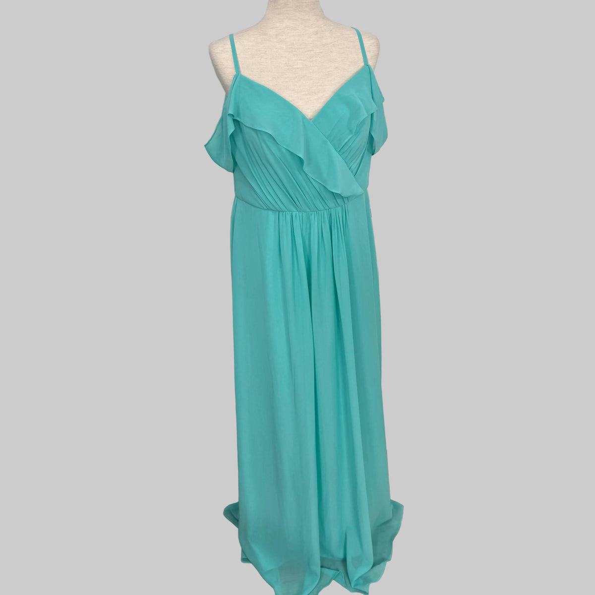 AW Bridal | Teal Maxi Length Dress