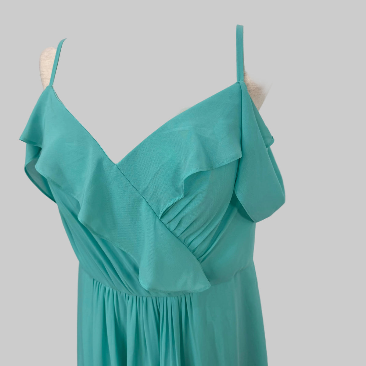 AW Bridal | Teal Maxi Length Dress