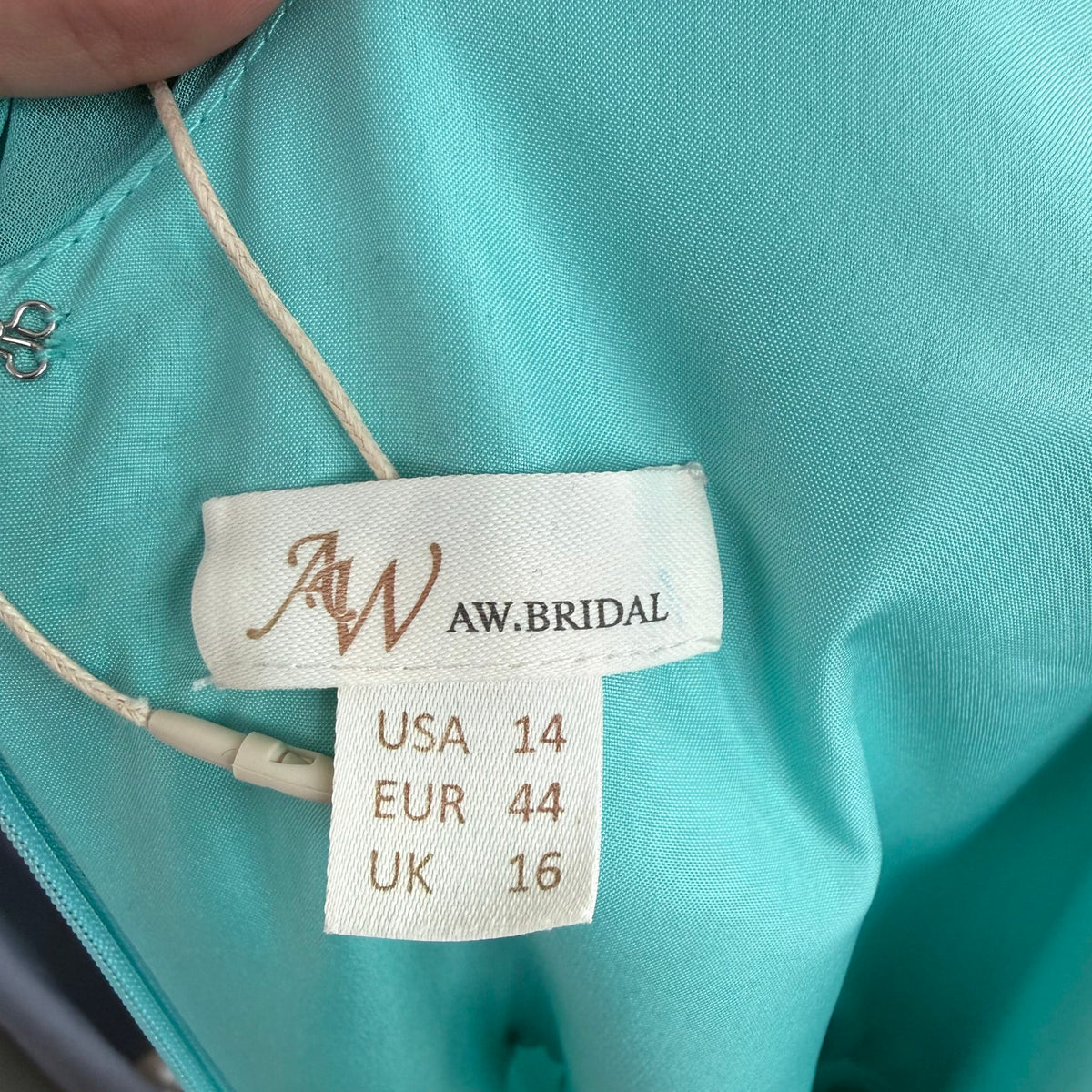 AW Bridal | Teal Maxi Length Dress