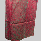 Handmade Red and Green Iridescent Sheath Fit Dress