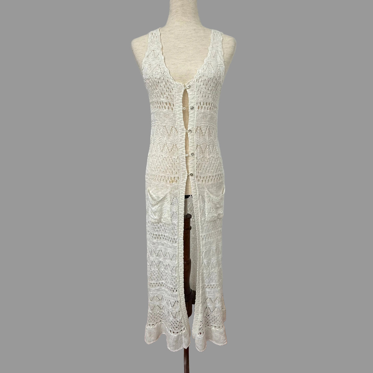 Oliver White | Cardigan Duster Boho Hippie Must Have