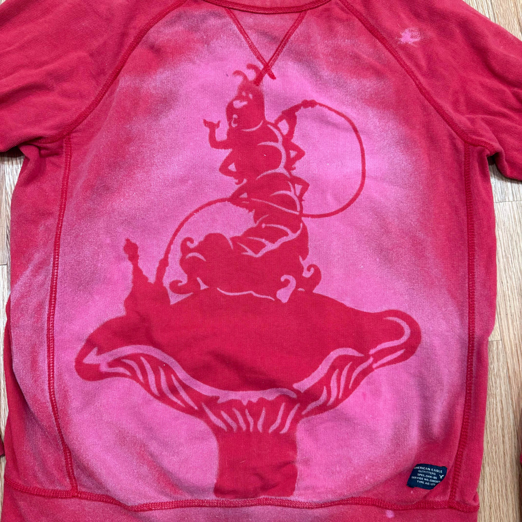 Refashioned | American Eagle Smoking Caterpillar Sweatshirt Men's Medium