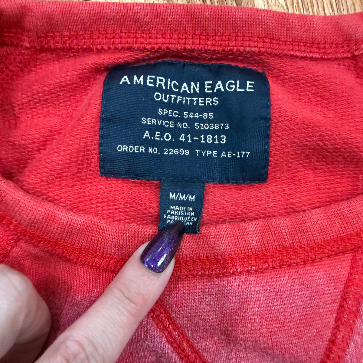 Refashioned | American Eagle Smoking Caterpillar Sweatshirt Men's Medium