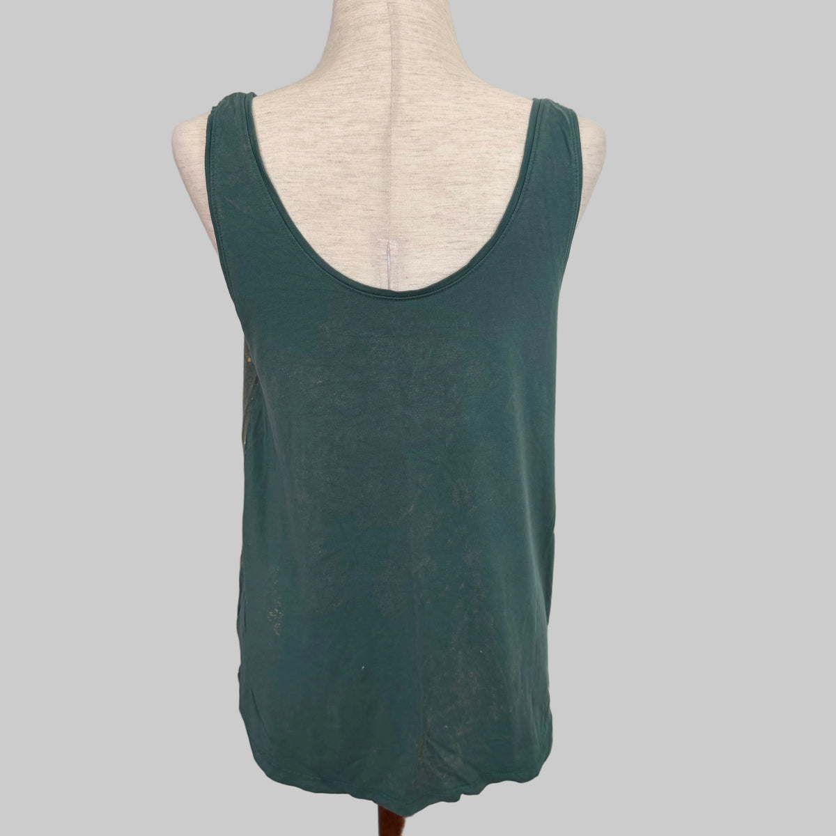 Refashioned Tree of Life Bleach Printed Tank Top Women's Medium