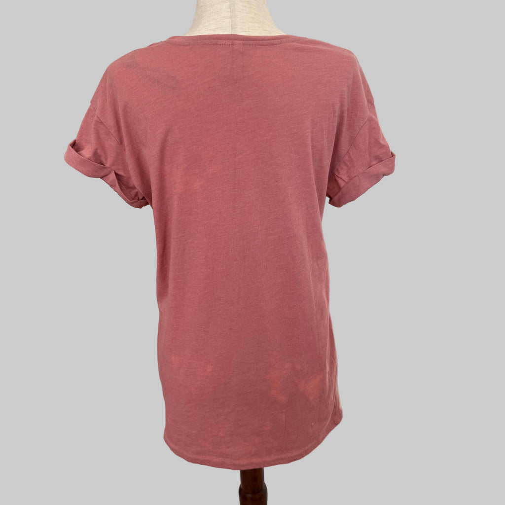 Refashioned | Yoga Inspired Bleach Dyed T Shirt