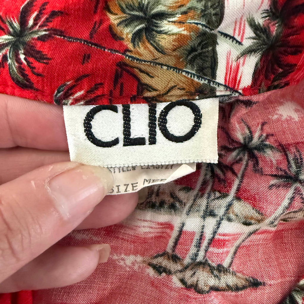 Clio | Red Hawaiian Shirt